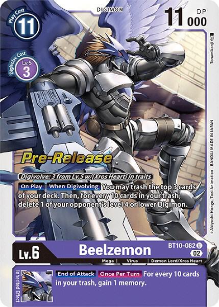 Beelzemon - Xros Encounter Pre-Release Cards - Uncommon - BT10-082 U