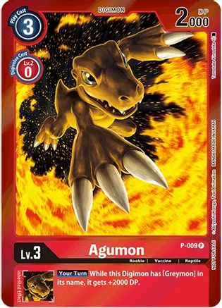 Agumon (Gift Box 2022) - Digimon Promotion Cards - Promo - P-009 P