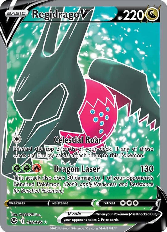 Regidrago V (Full Art) - SWSH12: Silver Tempest - Ultra Rare - 183/195