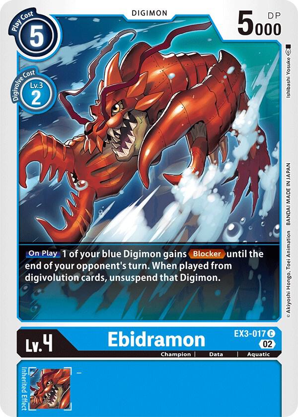 Ebidramon - Draconic Roar - Common - EX3-017 C