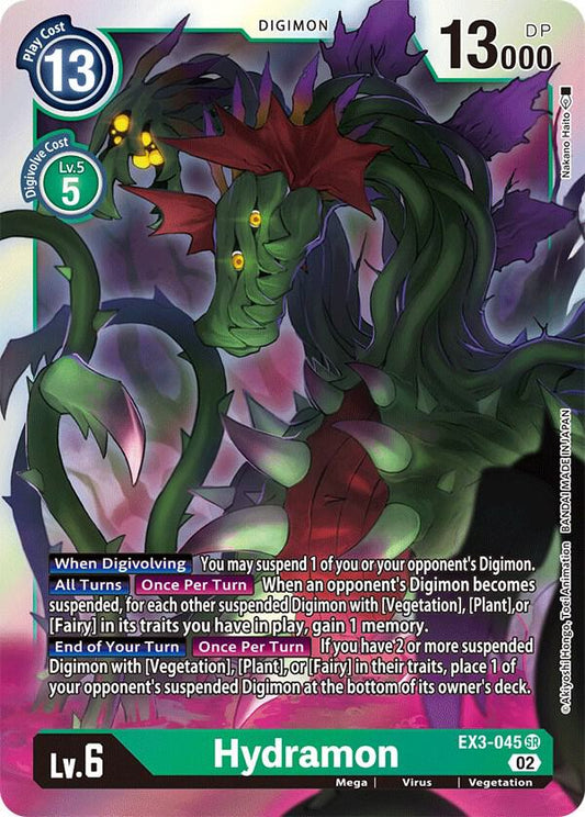 Hydramon - Draconic Roar - Super Rare - EX3-045 SR