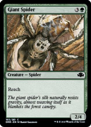 Giant Spider - Dominaria Remastered - C - 163