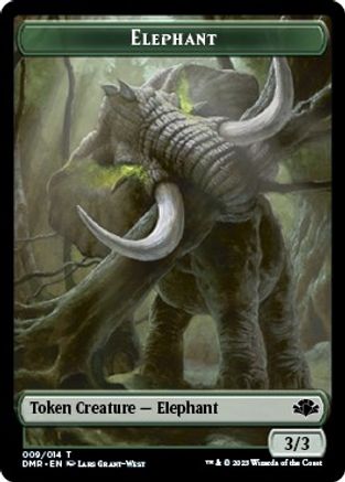 Elephant Token - Dominaria Remastered - T - 9