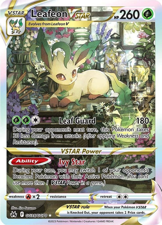 Leafeon VSTAR - Crown Zenith: Galarian Gallery - Ultra Rare - GG35/GG70