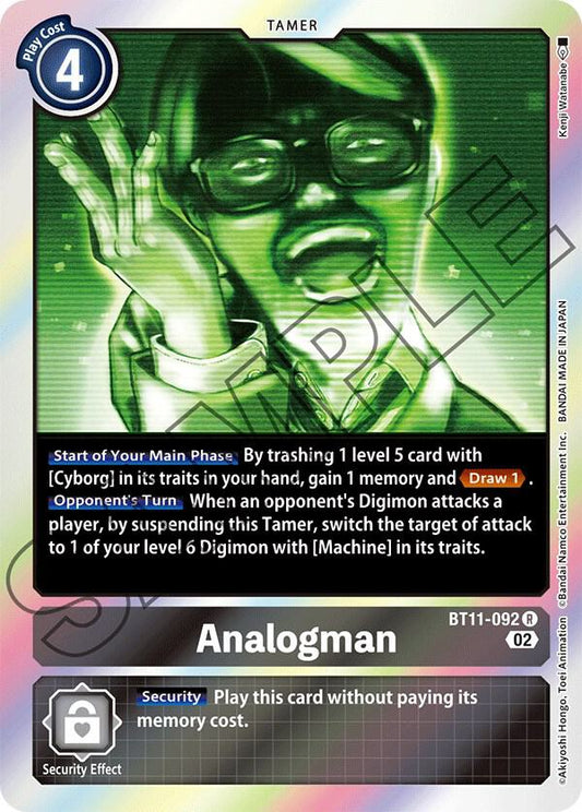 Analogman - Dimensional Phase - Rare - BT11-092 R