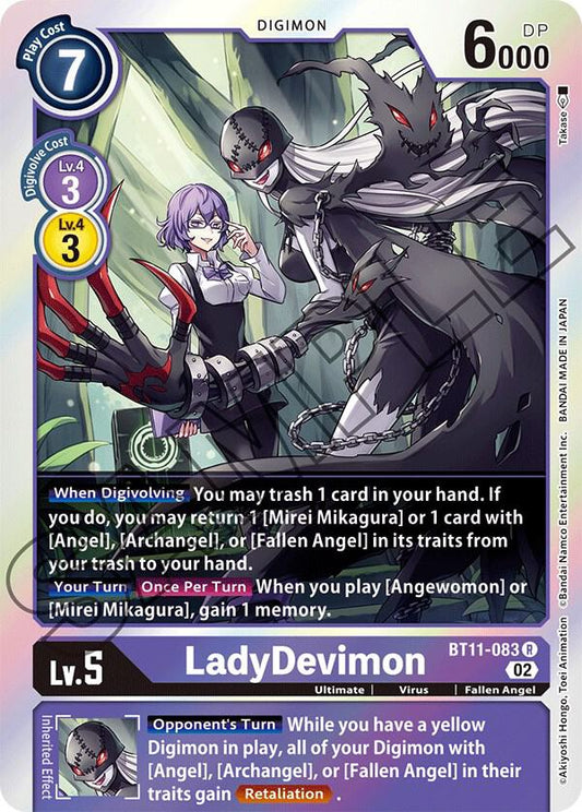 LadyDevimon - Dimensional Phase - Rare - BT11-083 R