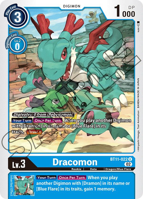 Dracomon - Dimensional Phase - Uncommon - BT11-022 U