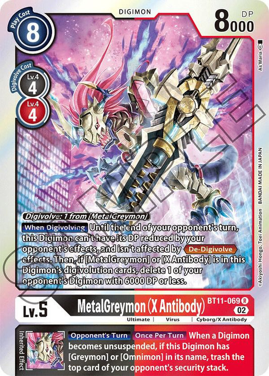 MetalGreymon (X Antibody) - Dimensional Phase - Rare - BT11-069 R