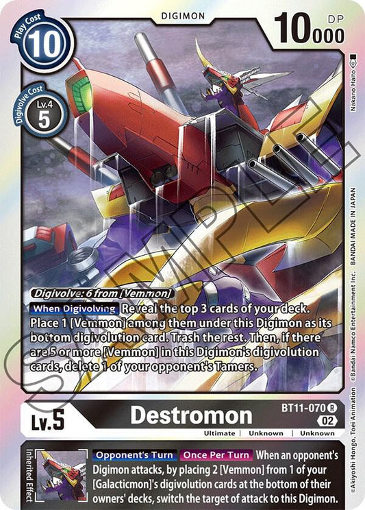 Destromon - Dimensional Phase - Rare - BT11-070 R