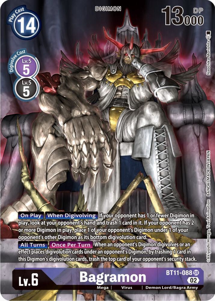 Bagramon (Alternate Art) - Dimensional Phase - Super Rare - BT11-088 SR