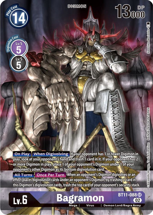 Bagramon (Alternate Art) - Dimensional Phase - Super Rare - BT11-088 SR