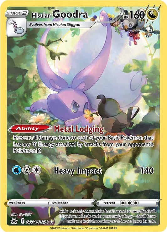 Hisuian Goodra - Crown Zenith: Galarian Gallery - Ultra Rare - GG21/GG70