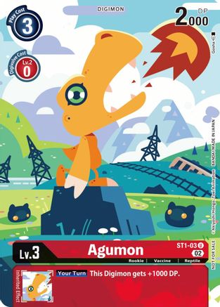 Agumon (Digimon Illustration Competition Pack) - Dimensional Phase - Uncommon - ST1-03 U