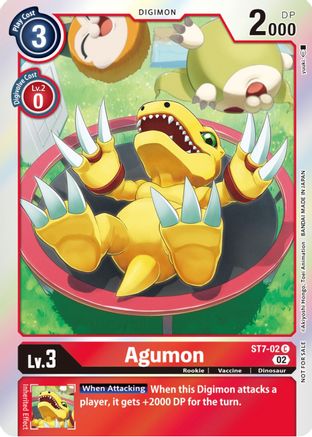 Agumon (Official Tournament Pack Vol.8) - Starter Deck 07: Gallantmon - Common - ST7-02 C