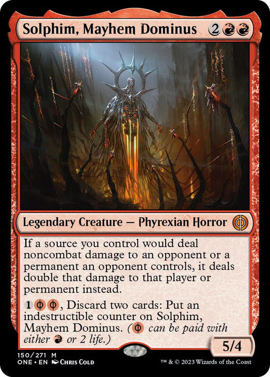 Solphim, Mayhem Dominus - Phyrexia: All Will Be One - M - 150
