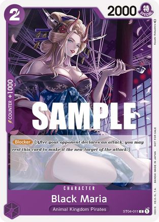 Black Maria (Tournament Pack Vol. 2) - One Piece Promotion Cards - PR - ST04-011