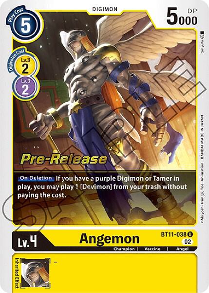 Angemon - Dimensional Phase Pre-Release Cards - Uncommon - BT11-038 U