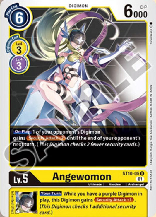 Angewomon (Tamer Goods Set Angewomon & LadyDevimon) - Starter Deck 10: Parallel World Tactician - Rare - ST10-05 R