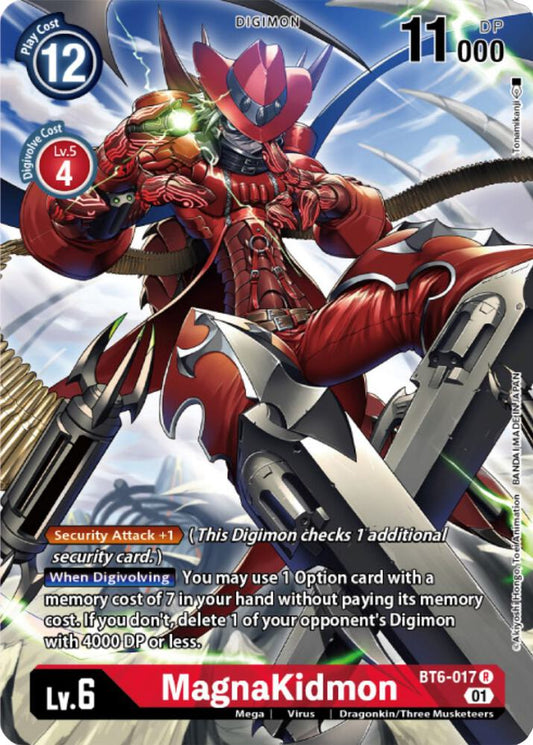 MagnaKidmon (Digimon Card Game Deck Box Set) - Double Diamond - Rare - BT6-017 R