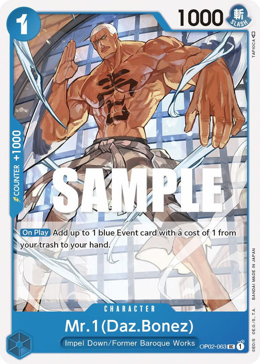 Mr.1 (Daz.Bonez) - Paramount War - UC - OP02-063