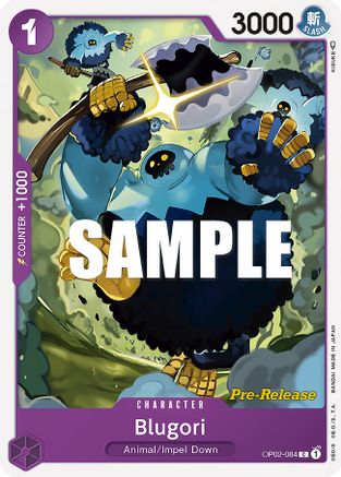 Blugori - Paramount War Pre-Release Cards - C - OP02-084