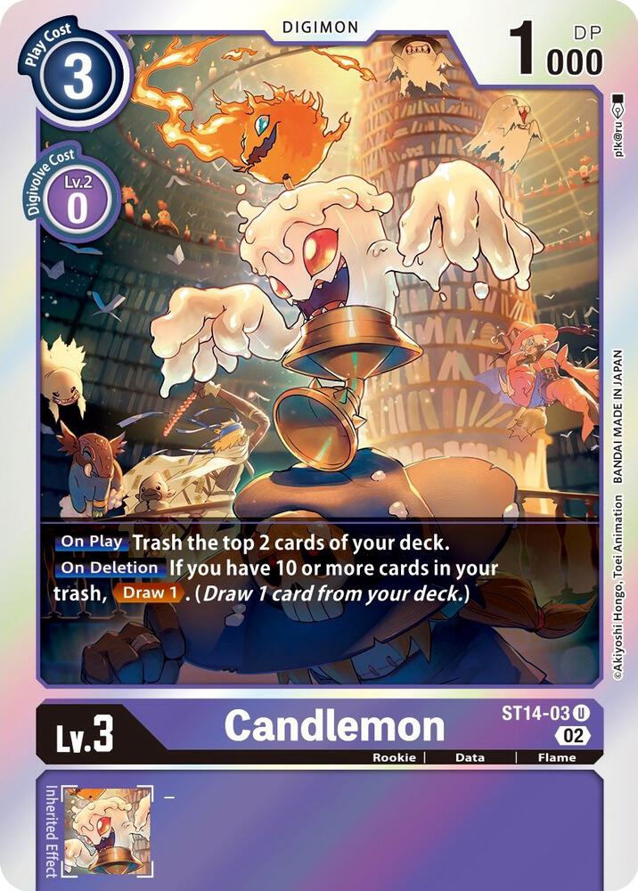 Candlemon - Starter Deck 14: Beelzemon Advanced Deck Set - Uncommon - ST14-03 U