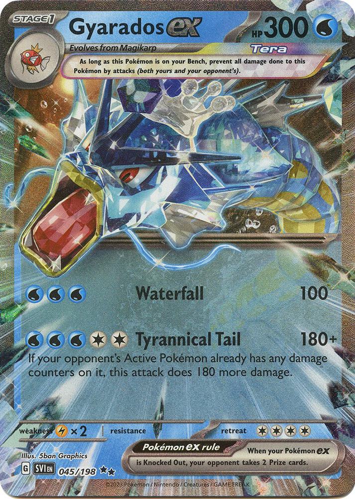 Gyarados ex - 045/198 - SV01: Scarlet & Violet Base Set - Double Rare - 045/198