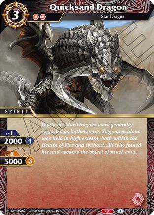 Quicksand Dragon - Starter Deck 01: Dragon Onslaught - Common - ST01-005