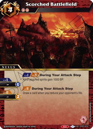 Scorched Battlefield - Starter Deck 01: Dragon Onslaught - Uncommon - ST01-012