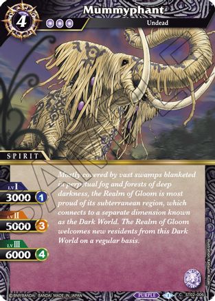 Mummyphant - Starter Deck 02: Call of the Curse - Common - ST02-006