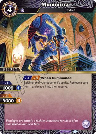 Mummirra - Starter Deck 02: Call of the Curse - Rare - ST02-004