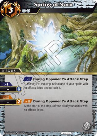 Spring of Norn - Starter Deck 03: Aegis of the Machine - Common - ST03-012