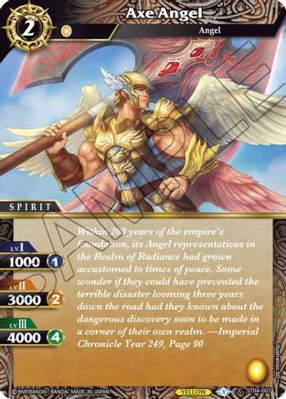 Axe Angel - Starter Deck 04: Forbidden Magic - Common - ST04-007