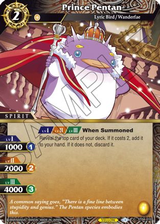Prince Pentan - Starter Deck 04: Forbidden Magic - Common - ST04-010