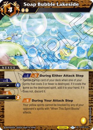 Soap Bubble Lakeside - Starter Deck 04: Forbidden Magic - Uncommon - ST04-013