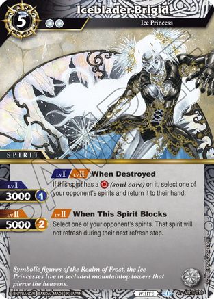 Iceblader Brigid - Starter Deck 03: Aegis of the Machine - Rare - ST03-010