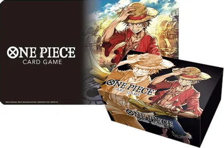 One Piece Card Game: Playmat and Storage Box Set - Monkey.D.Luffy
