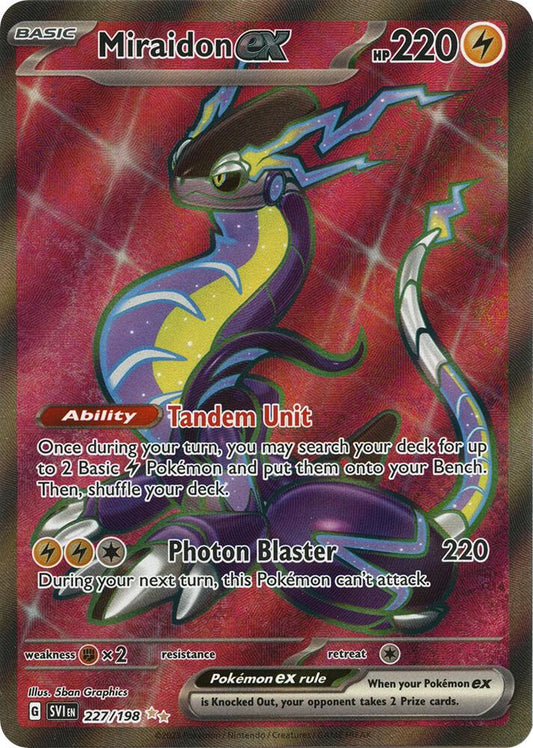 Miraidon ex - 227/198 - SV01: Scarlet & Violet Base Set - Ultra Rare - 227/198
