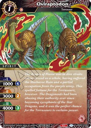 Oviraptodon (Launch Event Finalist Set) - Launch & Event Promos - Common - BSS01-010