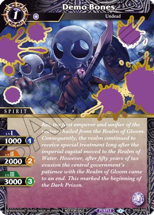 Demo Bones (Launch Event Finalist Set) - Launch & Event Promos - Common - ST02-005