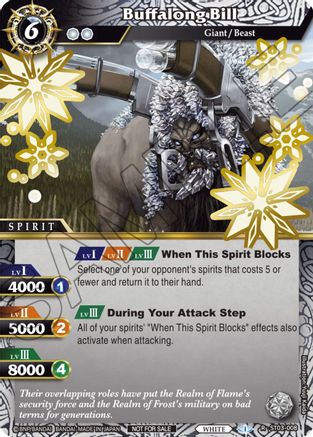 Buffalong Bill (Launch Event Finalist Set) - Launch & Event Promos - Rare - ST03-008