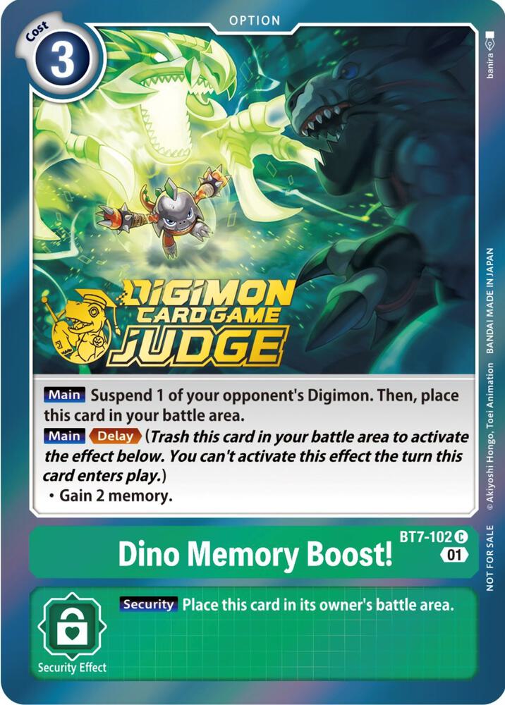 Dino Memory Boost! (Judge Pack 3) - Next Adventure - Promo - BT7-102 C