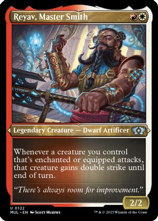 Reyav, Master Smith (Foil Etched) - March of the Machine: Multiverse Legends - U - 122