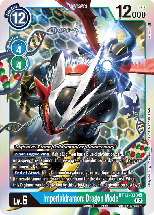 Imperialdramon: Dragon Mode - Across Time - Rare - BT12-030 R