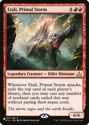 Etali, Primal Storm - The List - R - 100