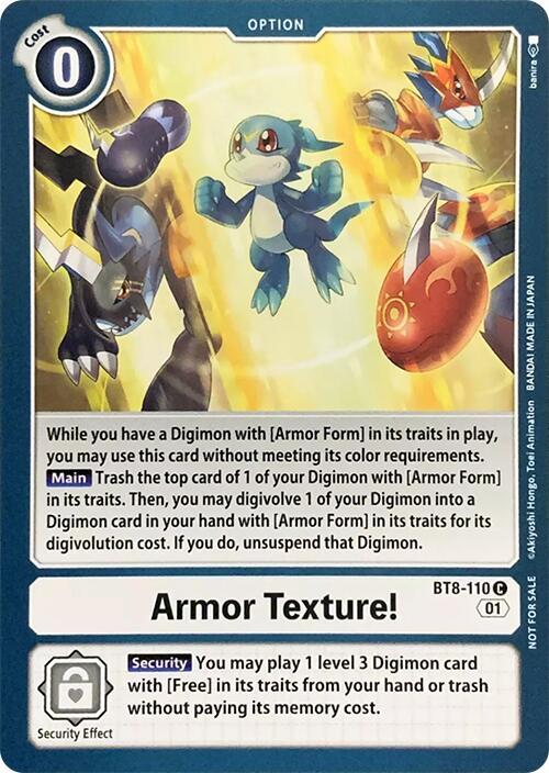 Armor Texture! - Revision Pack Cards - Common - BT8-110 C
