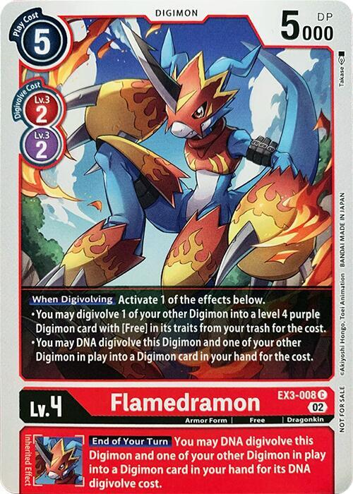 Flamedramon - Revision Pack Cards - Common - EX3-008 C