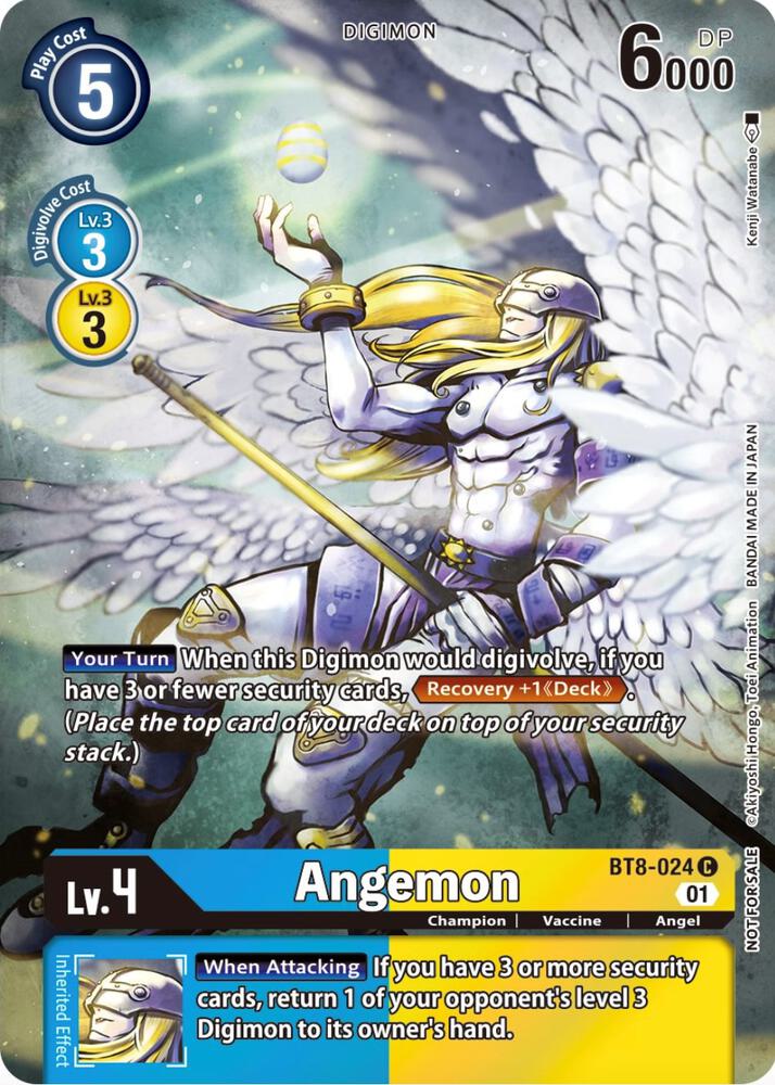 Angemon (Official Tournament Pack Vol.9) - New Awakening - Common - BT8-024 C