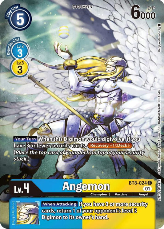 Angemon (Official Tournament Pack Vol.9) - New Awakening - Common - BT8-024 C
