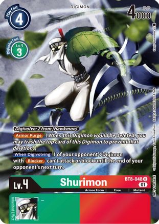 Shurimon (Official Tournament Pack Vol.9) - New Awakening - Uncommon - BT8-048 U